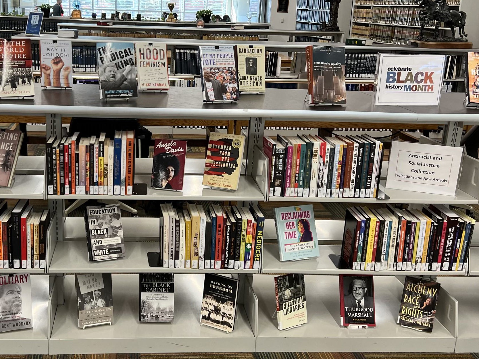 Check Out The Black History Month Book Display In The Cracchiolo Law ...